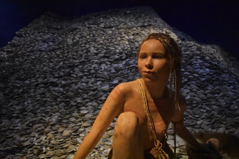 Stone Age girl Moesgaard Museum